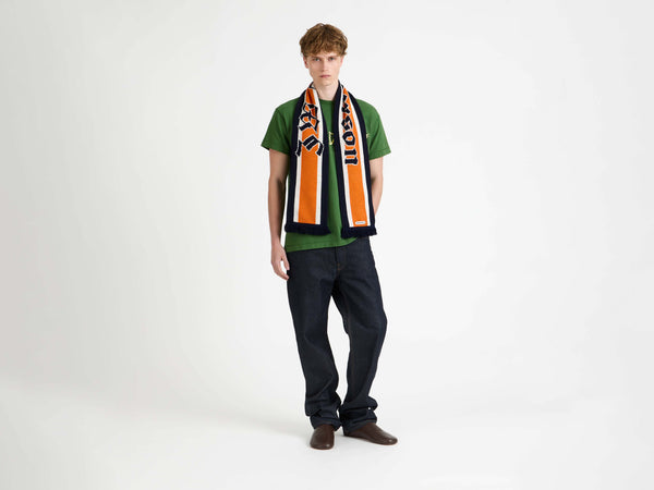 J.w.anderson Winner Football Knitted Scarf