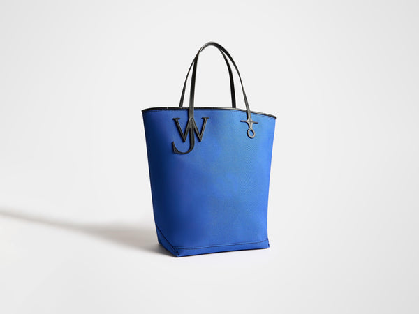 J.w.anderson Large Anchor Canvas & Leather Tote In Blue
