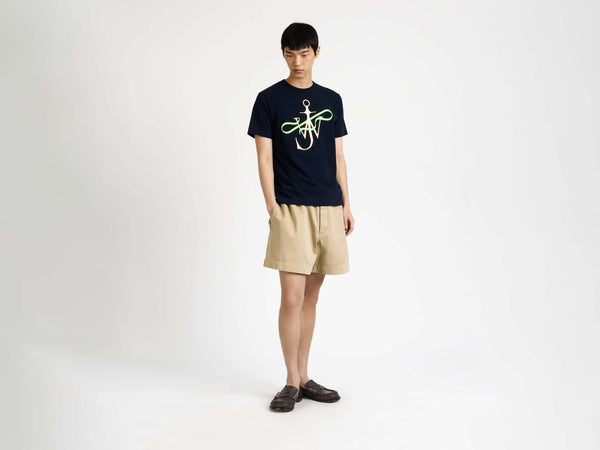 J.w.anderson Mens Loafer Moccasins In Chocolate Brown