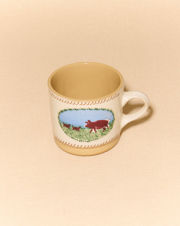 J.w.anderson Nicholas Mosse Large Mug In White & Multi