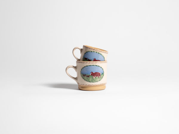 J.w.anderson Nicholas Mosse Large Mug In White & Multi