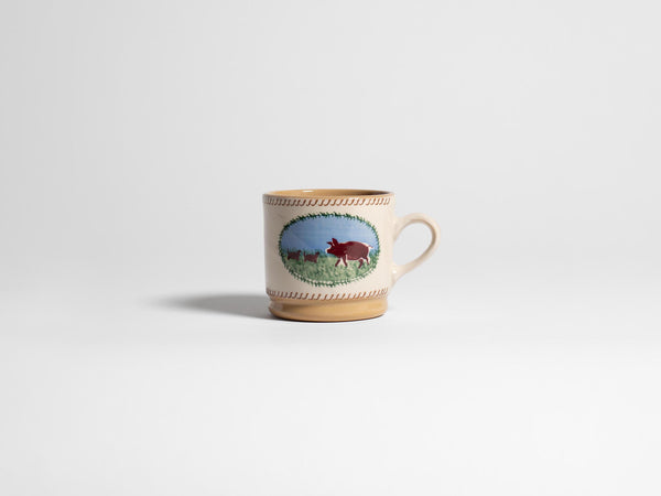 j.w.anderson Nicholas mosse large mug in white & multi