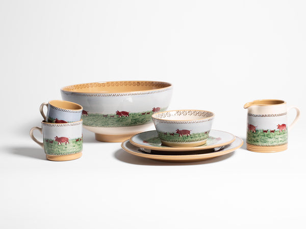 J.w.anderson Nicholas Mosse Salad Bowl In Blue & Multi