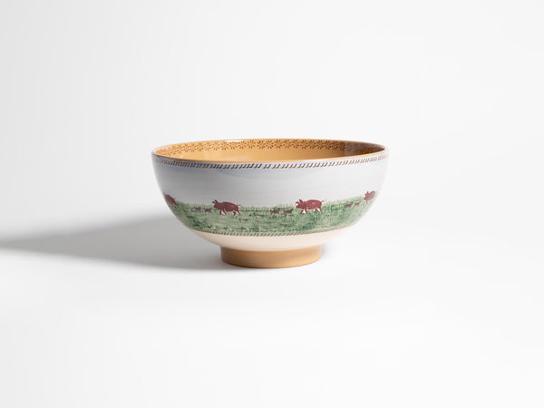 j.w.anderson Nicholas mosse salad bowl in blue & multi