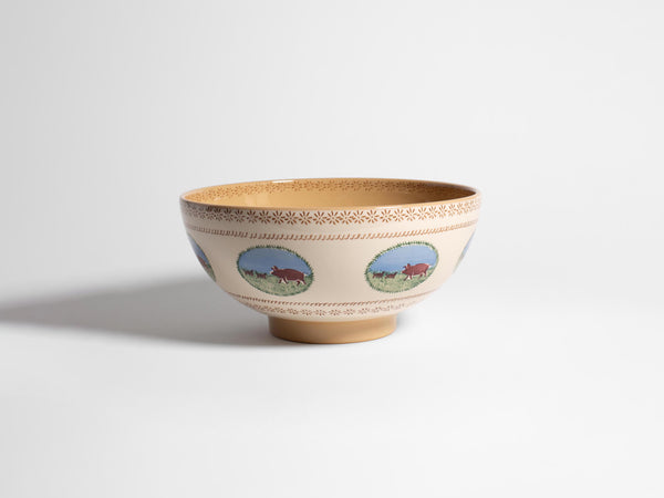 j.w.anderson Nicholas mosse salad bowl in white & multi