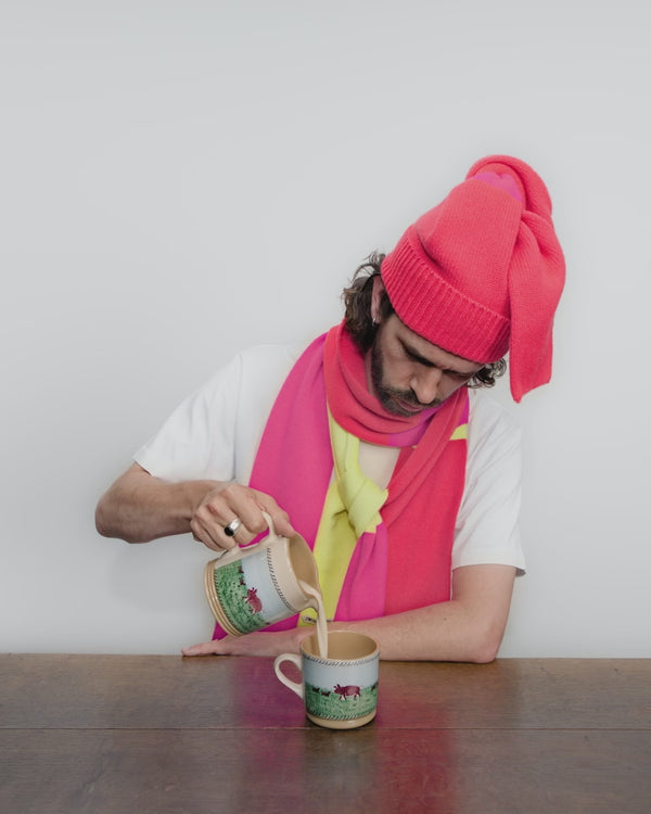 J.w.anderson Nicholas Mosse Small Cylinder Jug In Blue & Multi