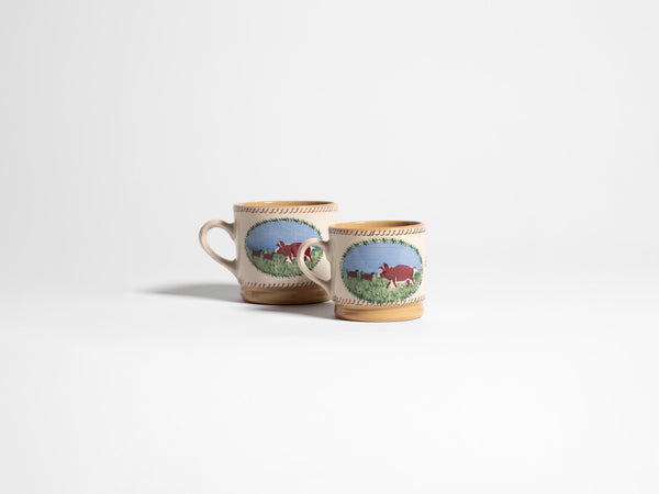 J.w.anderson Nicholas Mosse Small Mug In White & Multi