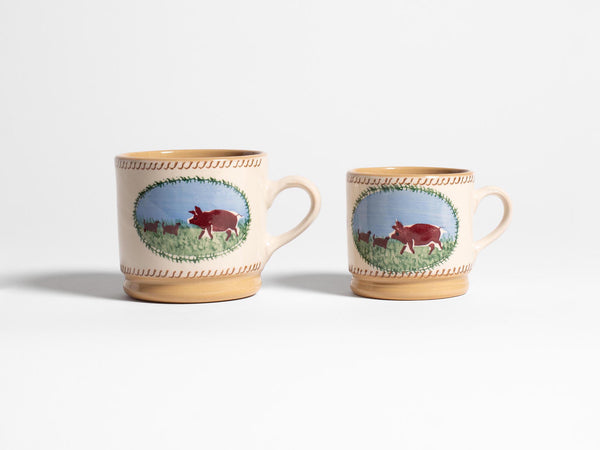 J.w.anderson Nicholas Mosse Small Mug In White & Multi
