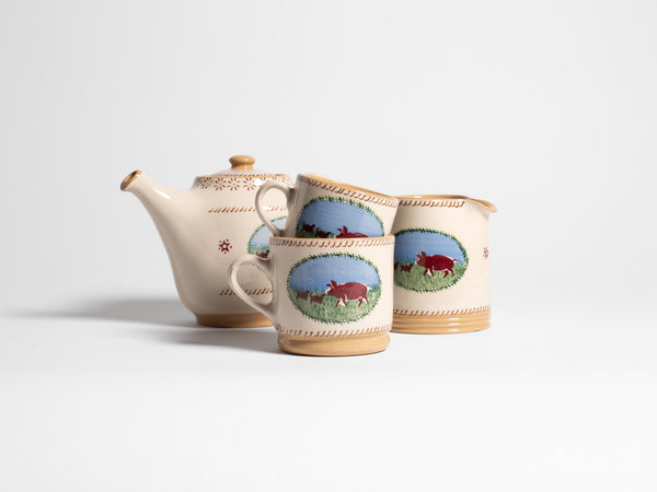 J.w.anderson Nicholas Mosse Small Mug In White & Multi