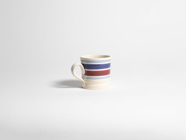J.w.anderson Nicholas Mosse Stripped Mug In Blue & Multi