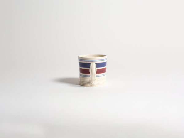 J.w.anderson Nicholas Mosse Stripped Mug In Blue & Multi