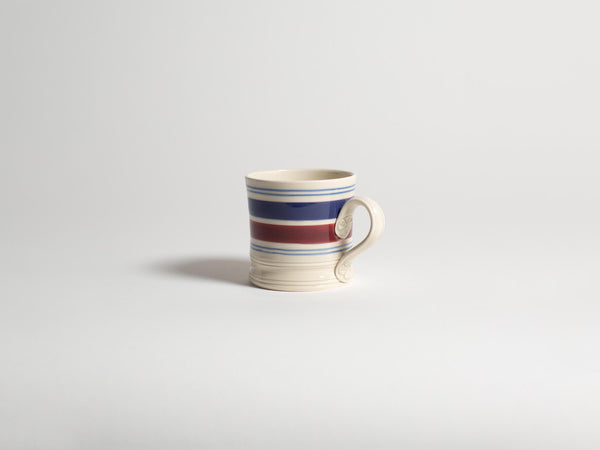 J.w.anderson Nicholas Mosse Stripped Mug In Blue & Multi