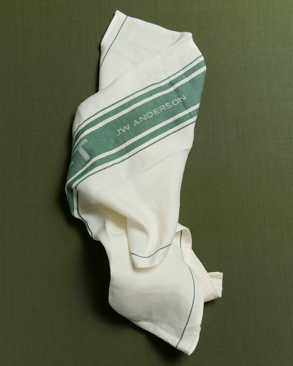 J.w.anderson Set Of Irish Linen Tea Towels In Multi