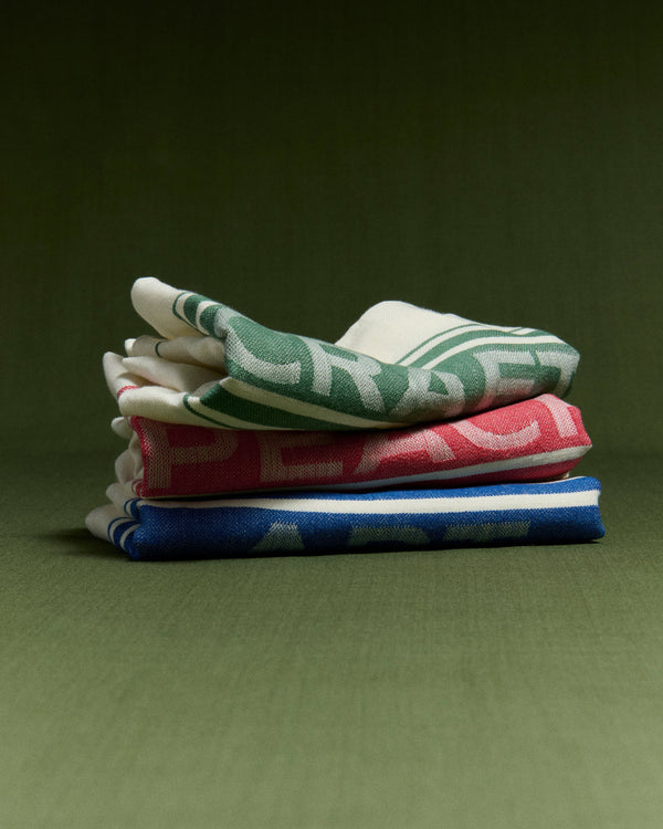 j.w.anderson Set of irish linen tea towels in multi