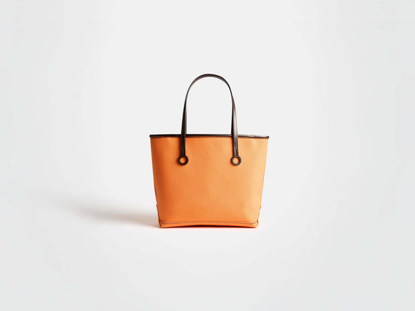 J.w.anderson Small Anchor Canvas & Leather Tote In Orange