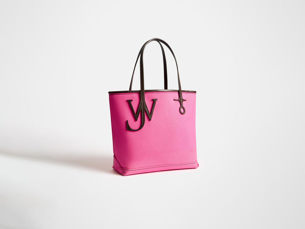 J.w.anderson Small Anchor Canvas & Leather Tote In Pink