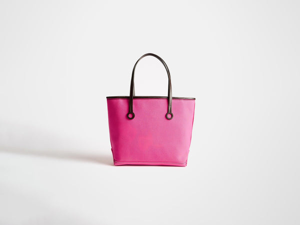 J.w.anderson Small Anchor Canvas & Leather Tote In Pink