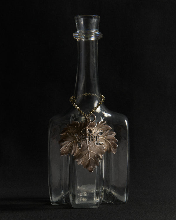 J.w.anderson William Iv Silver Large Wine Tag Port In Silver