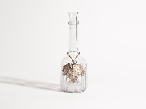 j.w.anderson William iv silver large wine tag port in silver