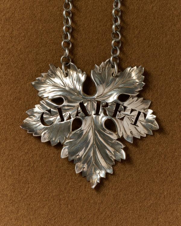 j.w.anderson William iv silver wine labels claret in silver