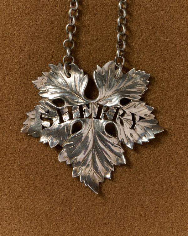 j.w.anderson William iv silver wine labels sherry in silver