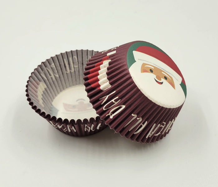 J.Wilton BAKING CUPS STANDARD XMAS SANTA SLEIGH ALL DAY 24PC