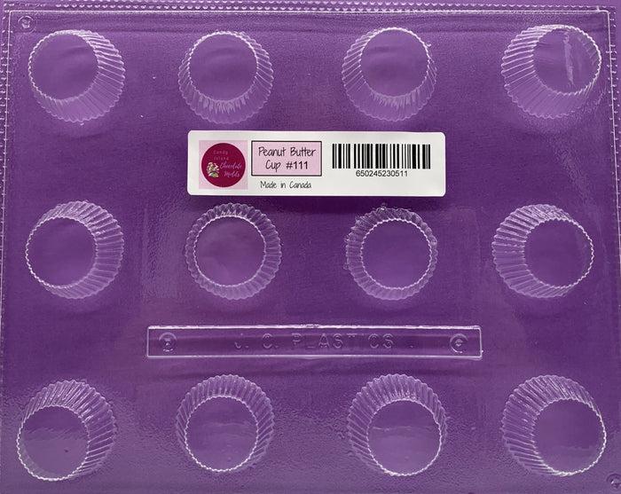 J.Wilton Candy Island Chocolate Mold #111 Peanut Butter Cup