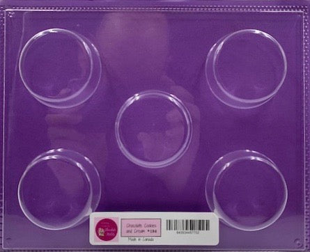 J.Wilton Candy Island Chocolate Mold #184 Round Oreo Cookie