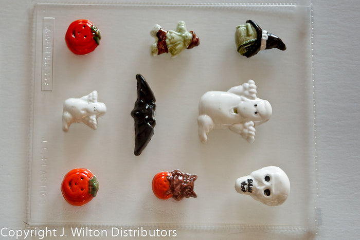 J.Wilton Candy Island Chocolate Mold #339 Halloween Character
