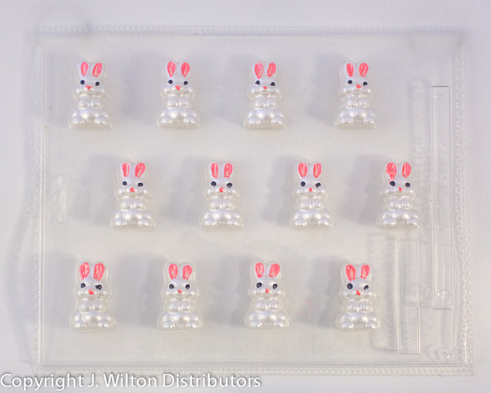 J.Wilton Candy Island Chocolate Mold #432 Bite Size Bunny