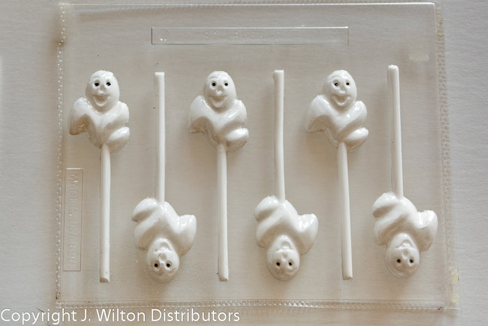 J.Wilton Candy Island Chocolate Mold #690 Ghost Sucker