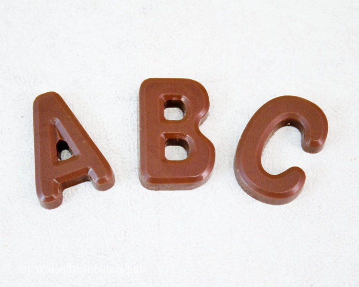 J.Wilton CHOCOLATE MOLD ALPHABET CAPITAL LETTERS POLYCARBONATE