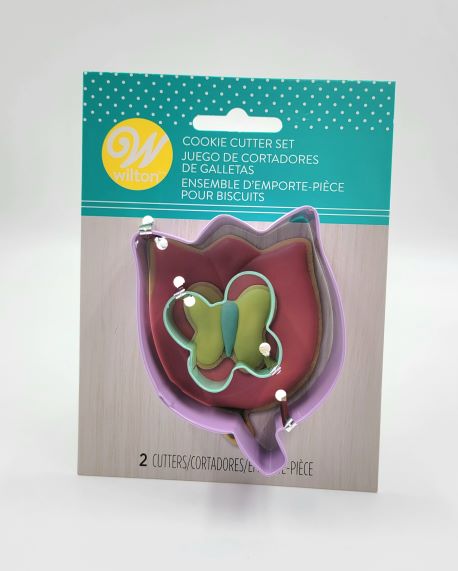 J.Wilton COOKIE CUTTER SET FLOWER & MINI BUTTERFLY 2PC