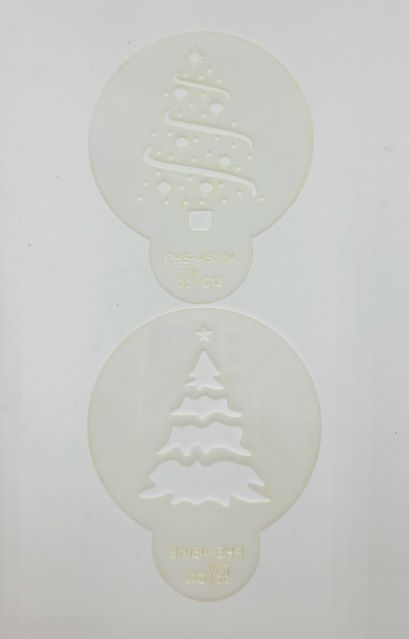 J.Wilton COOKIE STENCIL CHRISTMAS TREE APPROX. 2" 2PC