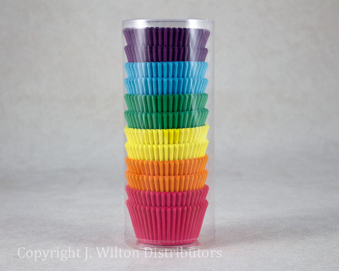 J.Wilton BAKING CUP STANDARD 300PC. RAINBOW BRIGHT