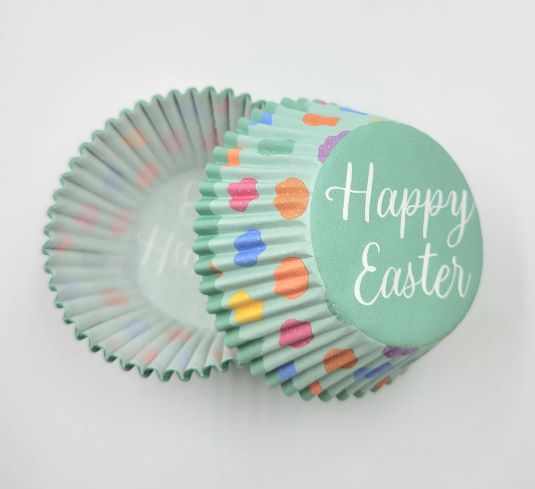 J.Wilton BAKING CUP STANDARD "HAPPY EASTER" 75PC