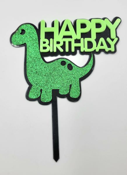 J.Wilton CAKE TOPPER DINOSAUR "HAPPY BIRTHDAY"