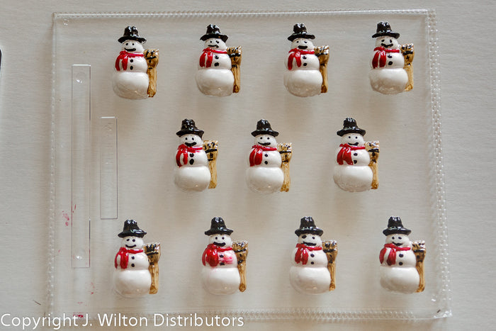 J.Wilton Candy Island Chocolate Mold #250 Snowman