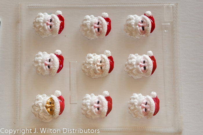 J.Wilton Candy Island Chocolate Mold #251 Santa