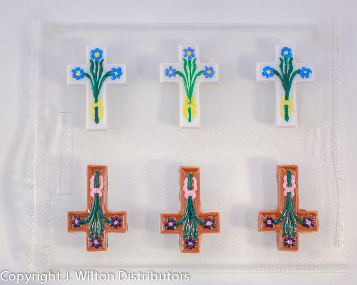J.Wilton Candy Island Chocolate Mold #836 Cross