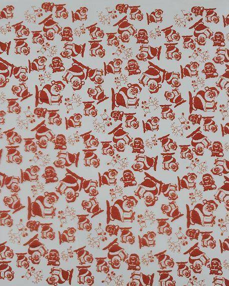 J.Wilton CHOCOLATE TRANSFER SHEET SANTA CLAUS 2PC