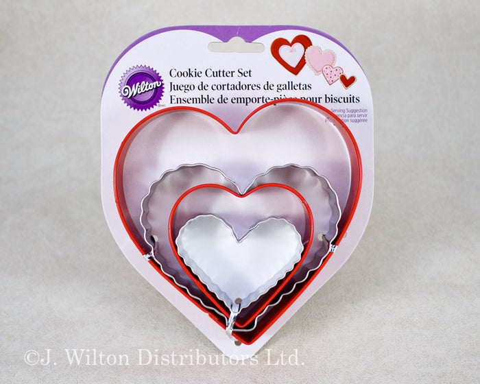 J.Wilton COOKIE CUTTER SET 4PC. NESTING HEART