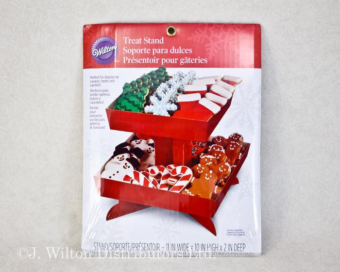 J.Wilton CUPCAKE & TREAT STAND RED TRAY