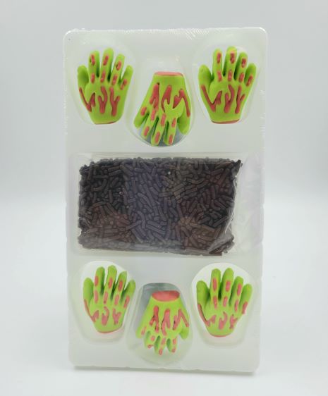 J.Wilton DECORATING KIT ZOMBIE HAND 12PC