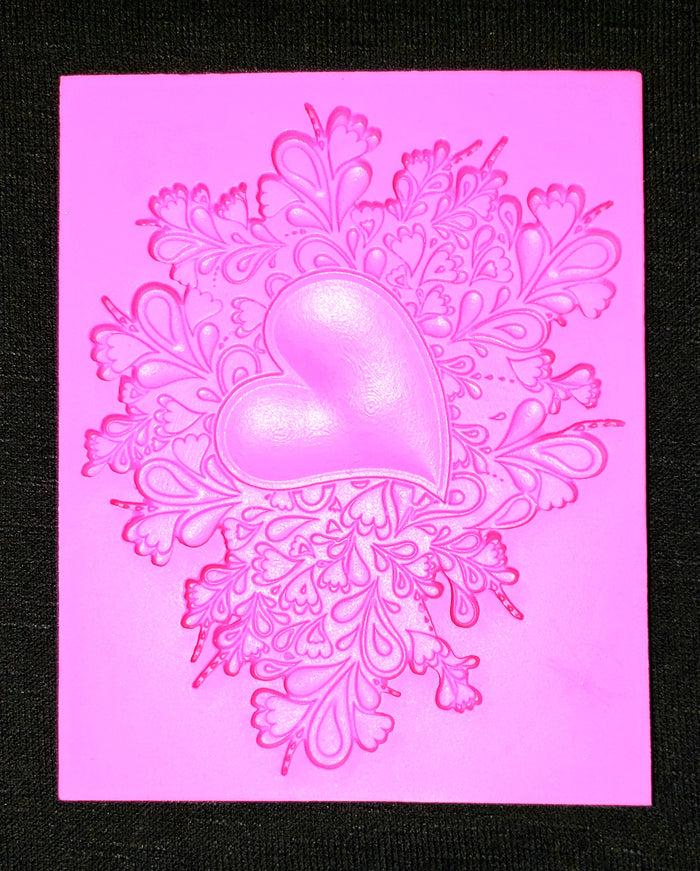 J.Wilton FONDANT/GUMPASTE MOLD VALENTINE LARGE