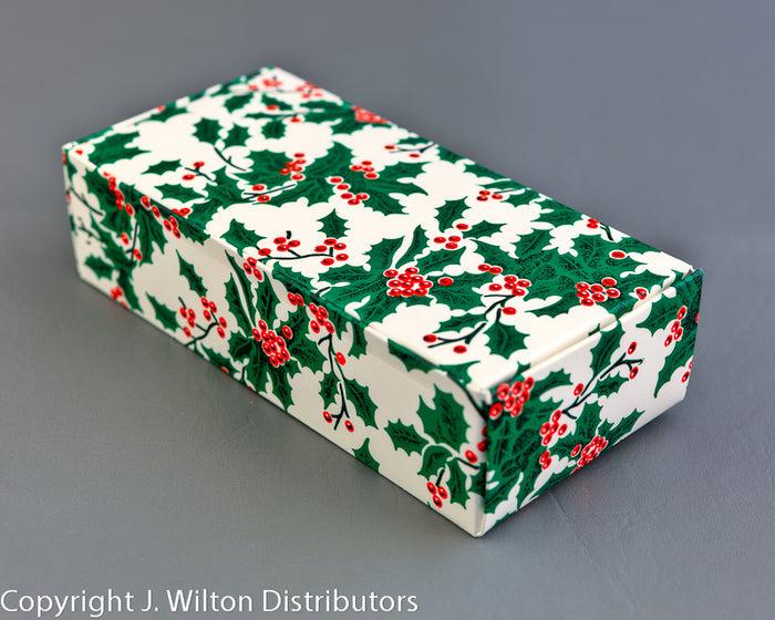 J.Wilton HOLLY CANDY BOX 2PT 1LB 25BX