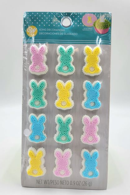 J.Wilton ICING DECS EASTER PASTEL BUNNIES