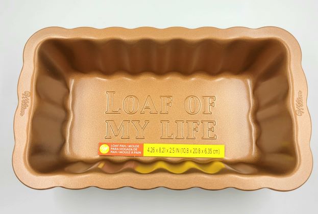 J.Wilton LOAF PAN SCALLOP WITH WORDS 1PC