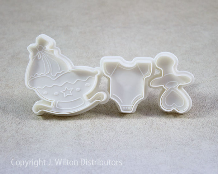 J.Wilton PLUNGER CUTTER 3pc. BABY THINGS