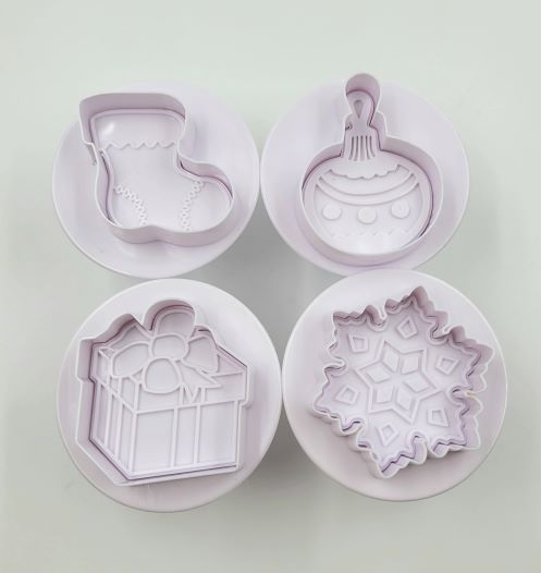 J.Wilton PLUNGER CUTTER SET CHRISTMAS 4PC